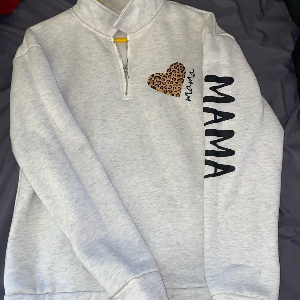 MAMA half zip sweater